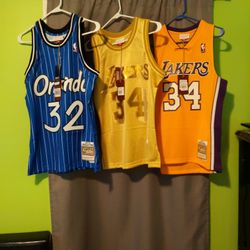 3 Shaquille O'Neal Jerseys