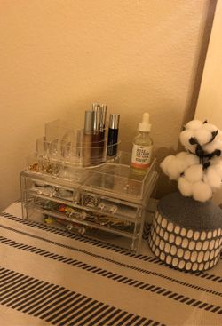 See thru jewelry or makeup drawer