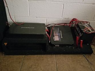4 12 Alpine and 3 powerbass amp