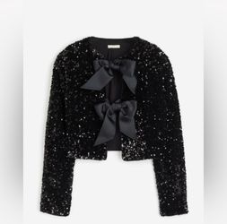 Sequin Bow Top from H&M
