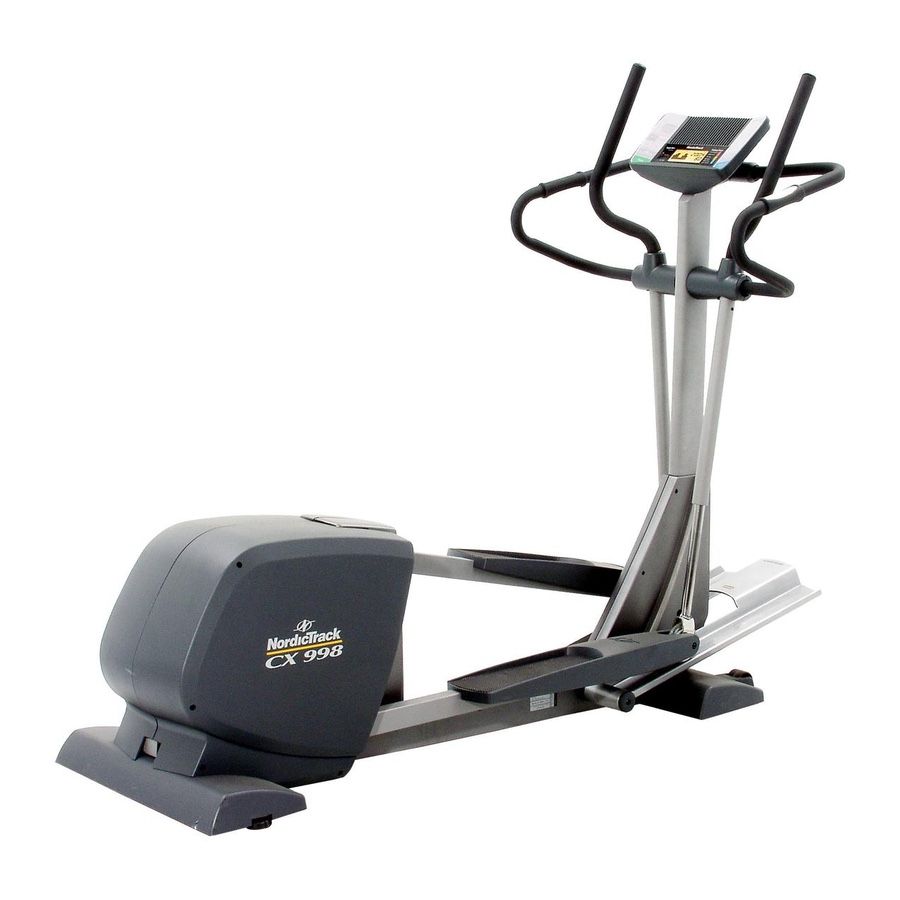 NordicTrack Elliptical CX 998