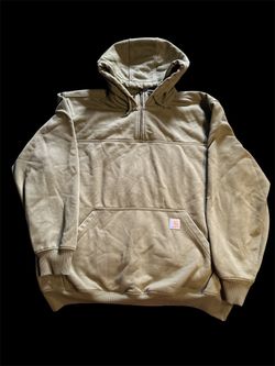 Carhartt XL Men's Paxton 1/4-Zip Sweatshirt (Color: Olive Green)