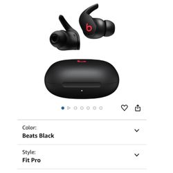 Beats Fit Pro - True Wireless Noise Cancelling Earbuds - Apple H1 Headphone Chip, Compatible with Apple & Android, Class 1 Bluetooth, Built-in Microph