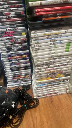 $10-$35 Nintendo Wii and PS5 games Call of duty, sonic, sports black ops nba madden fifa FC disney