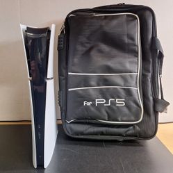 SONY PS5 SLIM DIGITAL EDITION WITH BAG