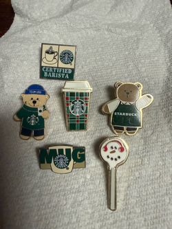Starbucks pins
