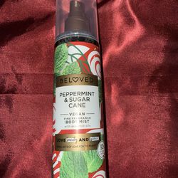 Beloved Peppermint Sugar Cane Body Spray Fragrance Mist Love Beauty Planet Vegan