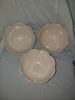 Platos blancos