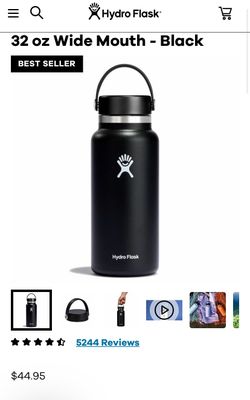 32 OZ WIDE MOUTH HYDROFLASK NEW!!!
