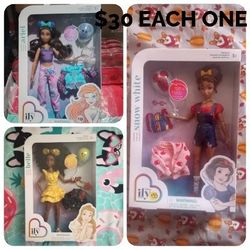 DISNEY PRINCESS ARIEL, SNOW WHITE OR BELLA DOLLS 