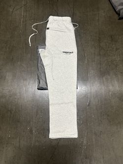 Light Oatmeal Uncuffed Sweatpants