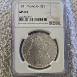1921 Morgan Silver Coin