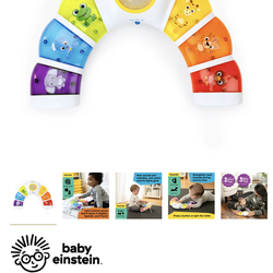 Baby Einstein Glow & Discover Light Bar Activity Center