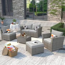 Brand New Patio Furniture Set Deep Seating Cushions Fully Assembled In The Box Outdoor Furniture 🆕🆕