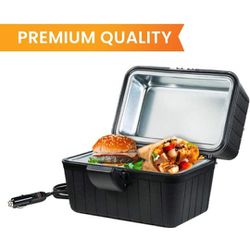 New Zento Deals Heating Lunch Box – 12V Portable Mini Electric Warmer for Car Food