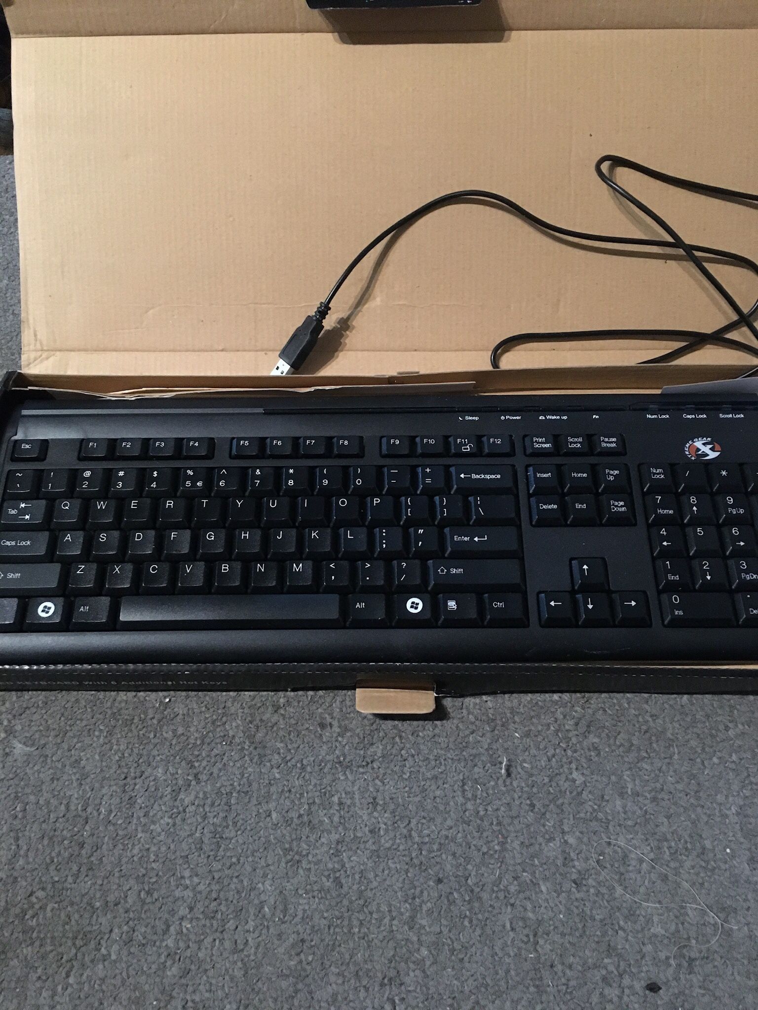 Xtreme Gear Computer Keyboard