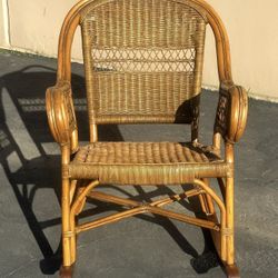 Antique Wicker Rocking Chair