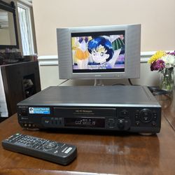 Sony SLV-N70 4-Head VCR Plus Recorder Hi-Fi VHS Player With Remote