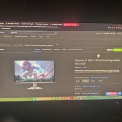 AW2725DF 27In 360Hz QD Oled Gaming Monitor.