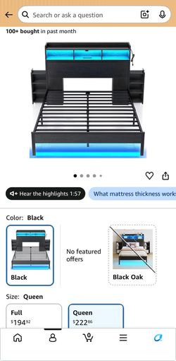 Queen sized bedframe - Never opened