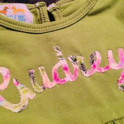 Monogrammed Boutique Dress