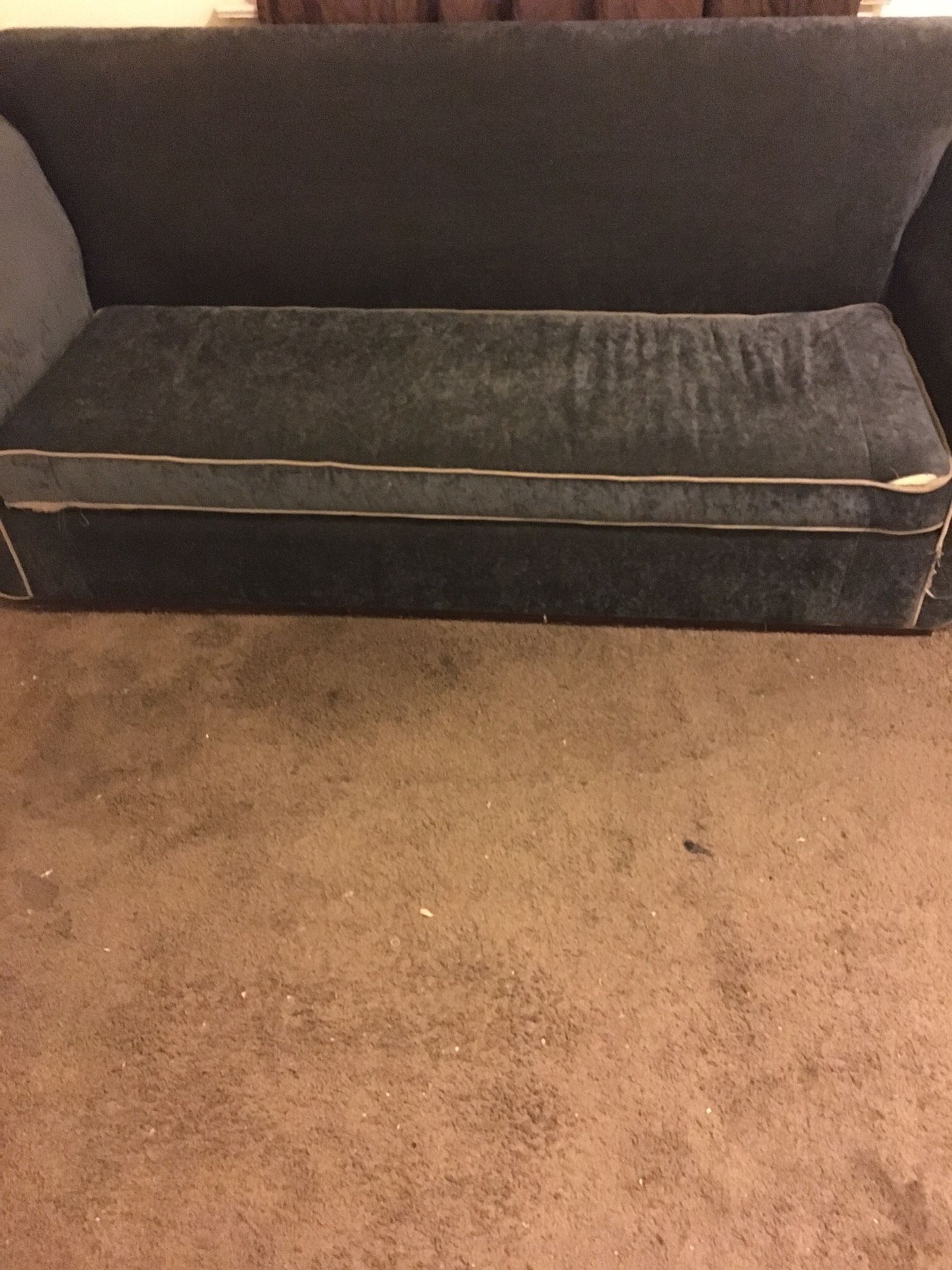 It is in good condition and it is a bed couch futon