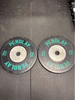 25lb Pendlay competition grade bumper plates