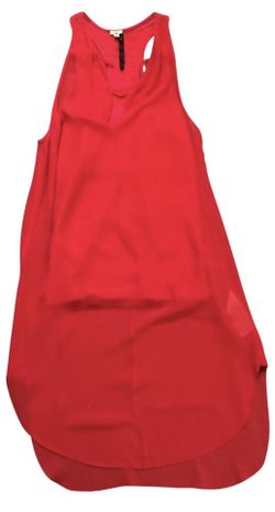 Wilfred silk fuchsia long tunic & tank top XS