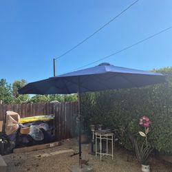 15x9" FT Large Double Sided Rectangle Market Umbrella Patio Color: Navidad Base Not Included 