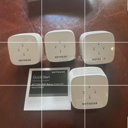 4 Netgear WiFi Extenders