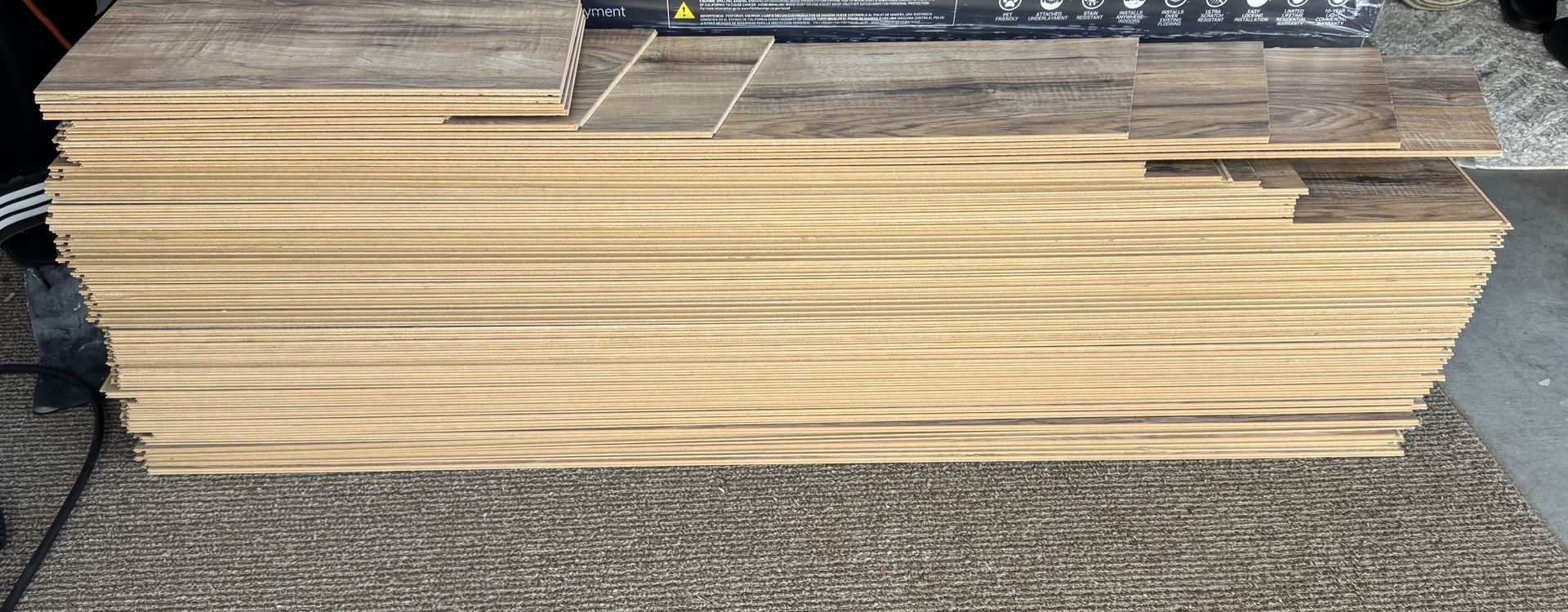 Used Laminate Flooring Was From Home Depot