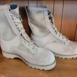 New Bates Gore-tex Army Tan Combat military Weather BOOTS men's sz 14