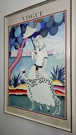Vogue Vintage Magazine Cover Art Print
