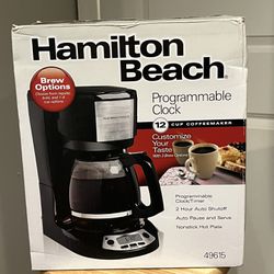 Hamilton Beach 12 Cup Coffeemaker