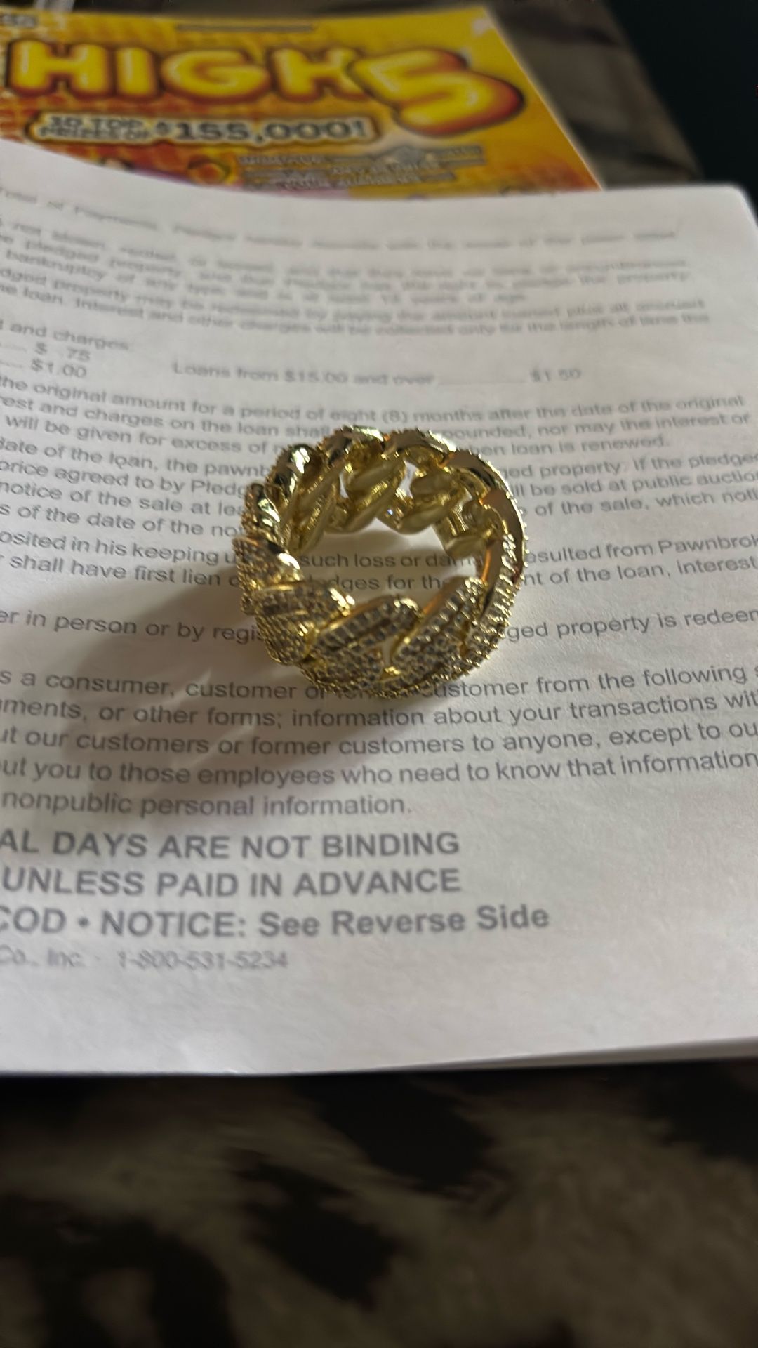 New Cuban Style Men’s Ring