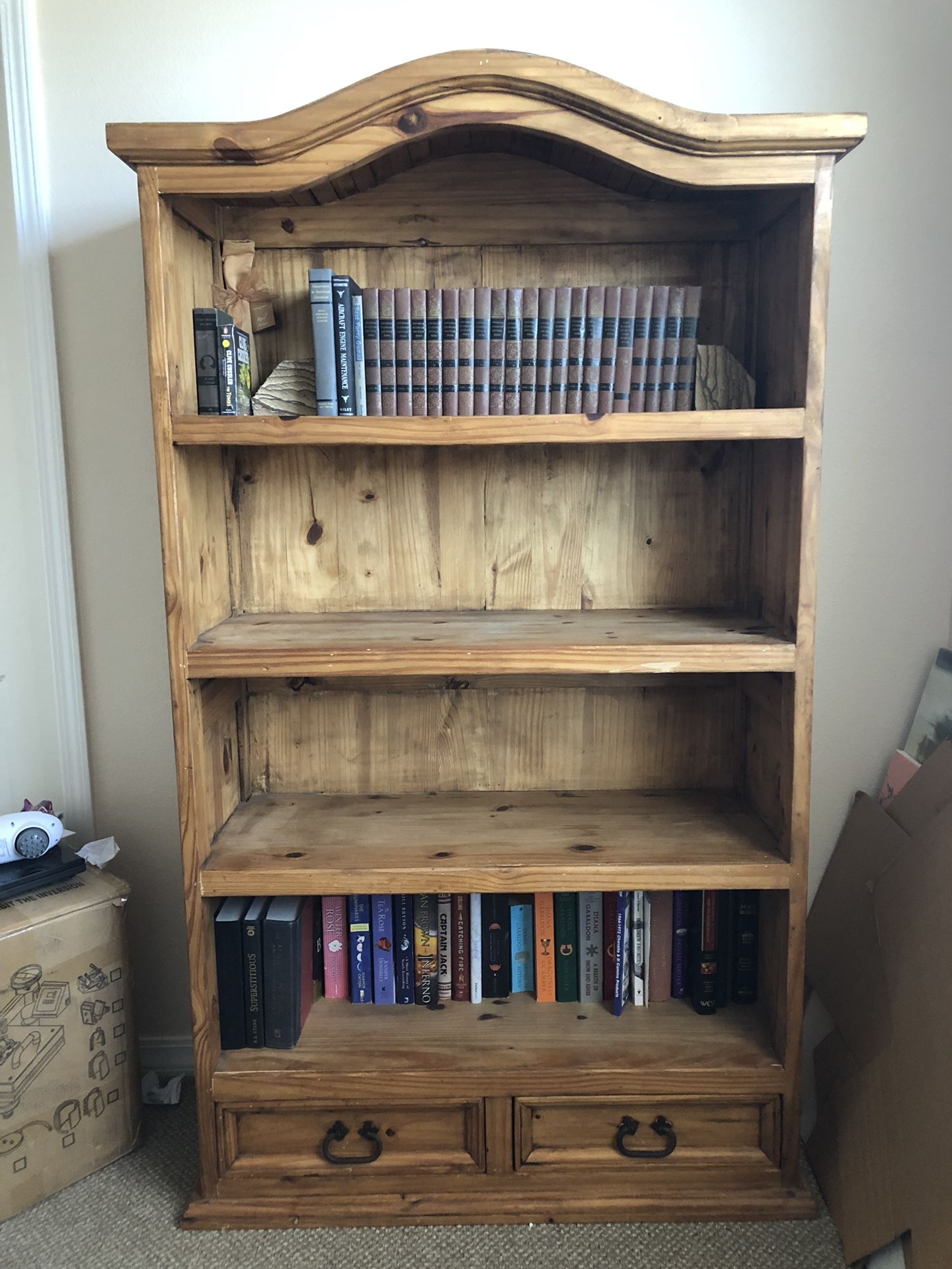 Solid Wood Book Shelf