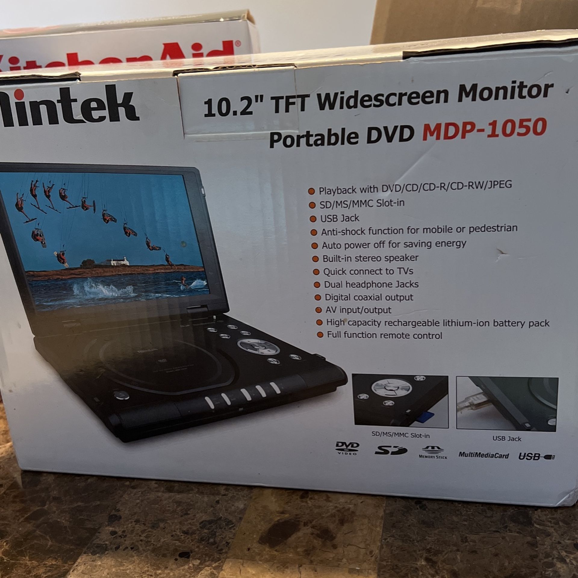Portable DVD Player And Portable Charger