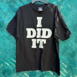 Vintage WWE Vince McMahon I DID IT Rare tee