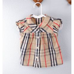 Burberry Children Little Girls Nova Check Plaid Tunic Dress, 12 months