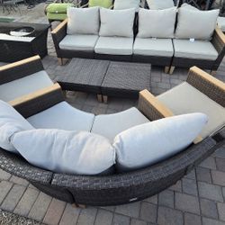 $450 BEAUTIFUL 10 Pieces PATIO Furniture Set 