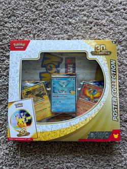 Pokémon TCG 30th Celebration Poster Collection Box