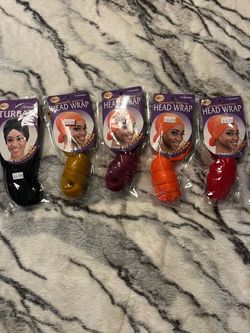 Qfitt Handmade Knotted Head Wraps – 5 Pack