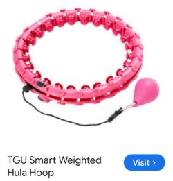 Smart, weighted, hula hoop