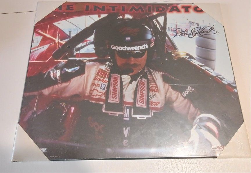 Dale Earnhardt -The Intimidator NASCAR Picture Plaque