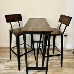 High Top Table & Chairs