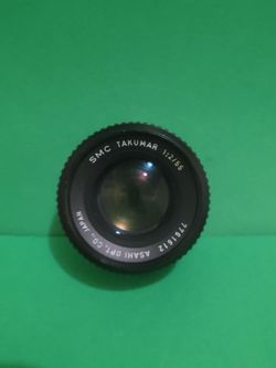 SMC Takumar f 1:2 55mm Camera Lens Pentax Mount M42 ll.