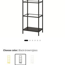 Ikea Glass Shelf Unit