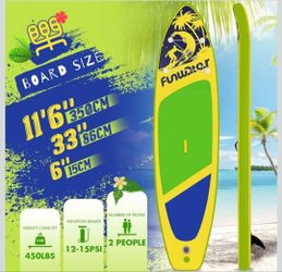 BRAND NEW 11'6" Funwater SUP Board - 450lb Capacity!
