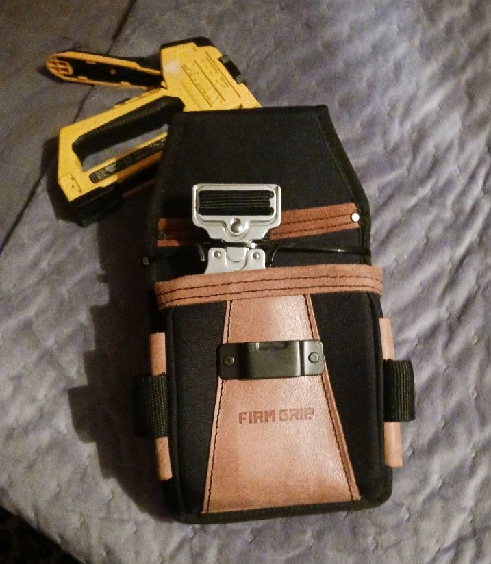 NWT! FIRM GRIP 🛠🪚Build-A-Rig EVERYDAY BELT KIT w/ Utility Pouch & Hammer Sleeve (+FreeGift🎁)