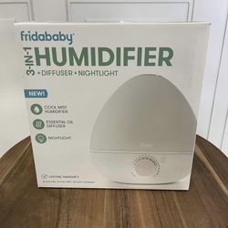 Frida Baby 3-in-1 Cool Mist Humidifier with Diffuser + Nightlight - BRAND NEW